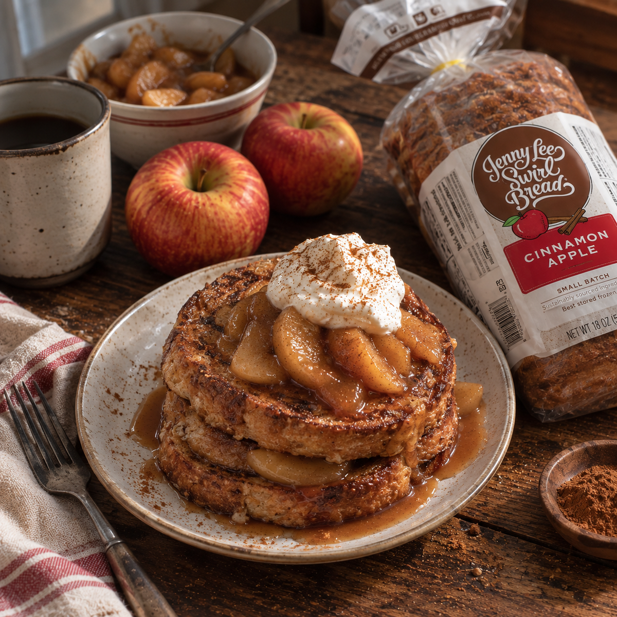 Cinnamon Apple French Toast