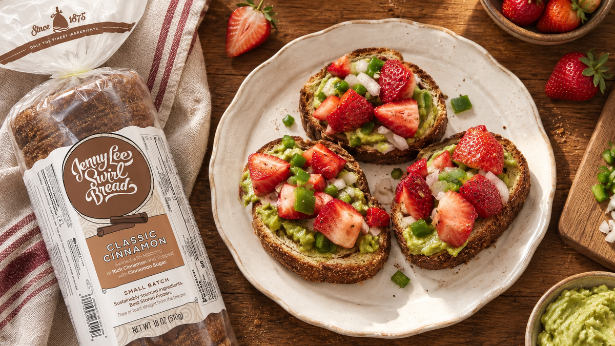 Strawberry Avocado Salsa Swirl