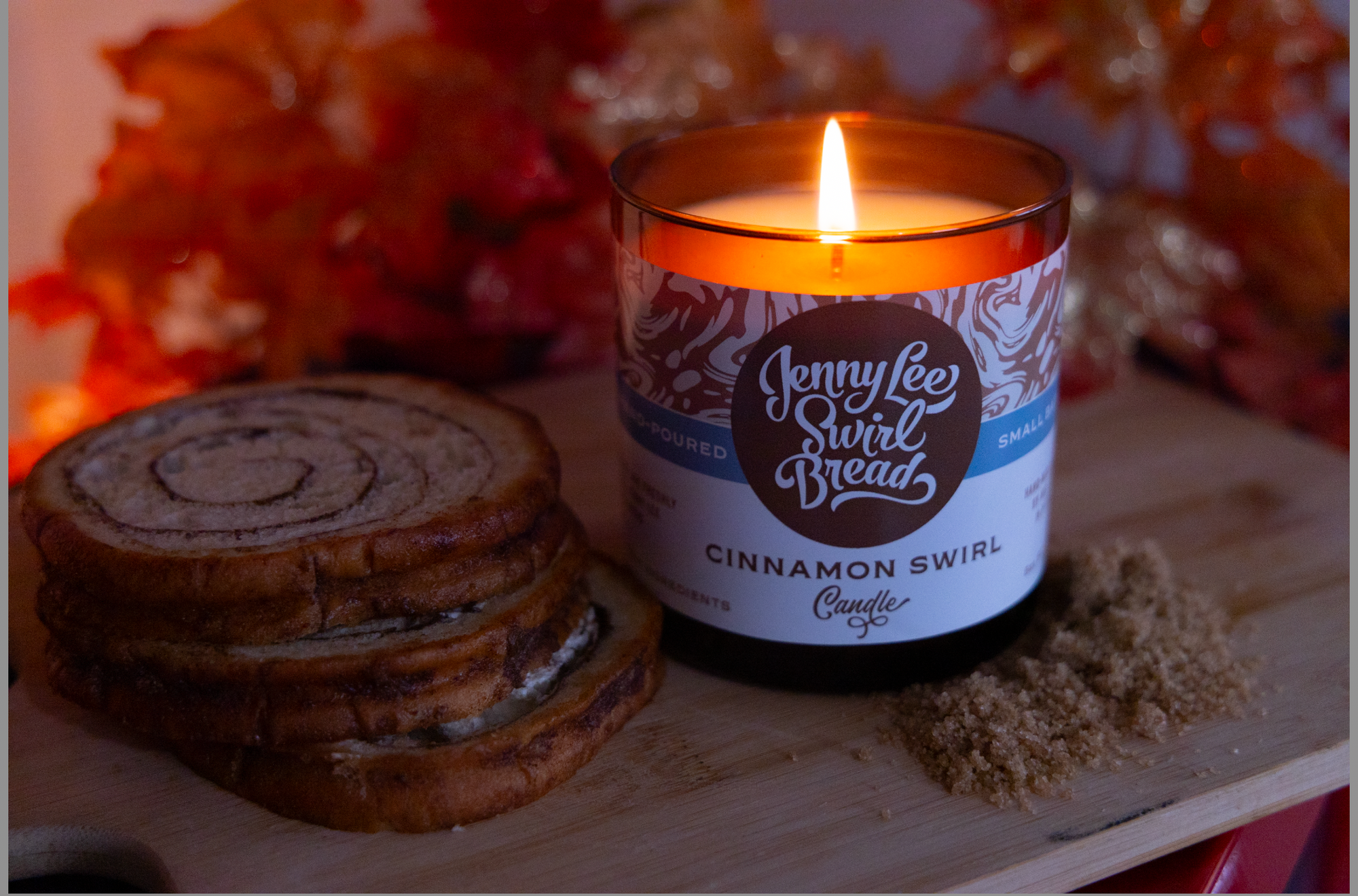 Jenny Lee Cinnamon Swirl Scented Candle