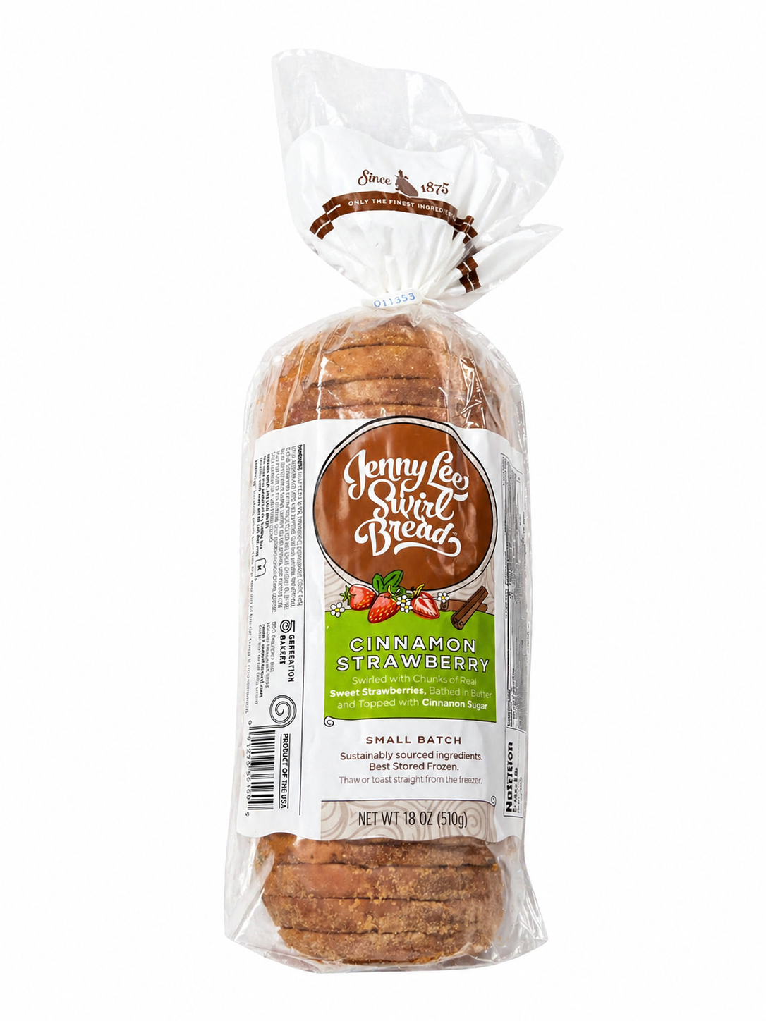 Strawberry Cinnamon Swirl Bread