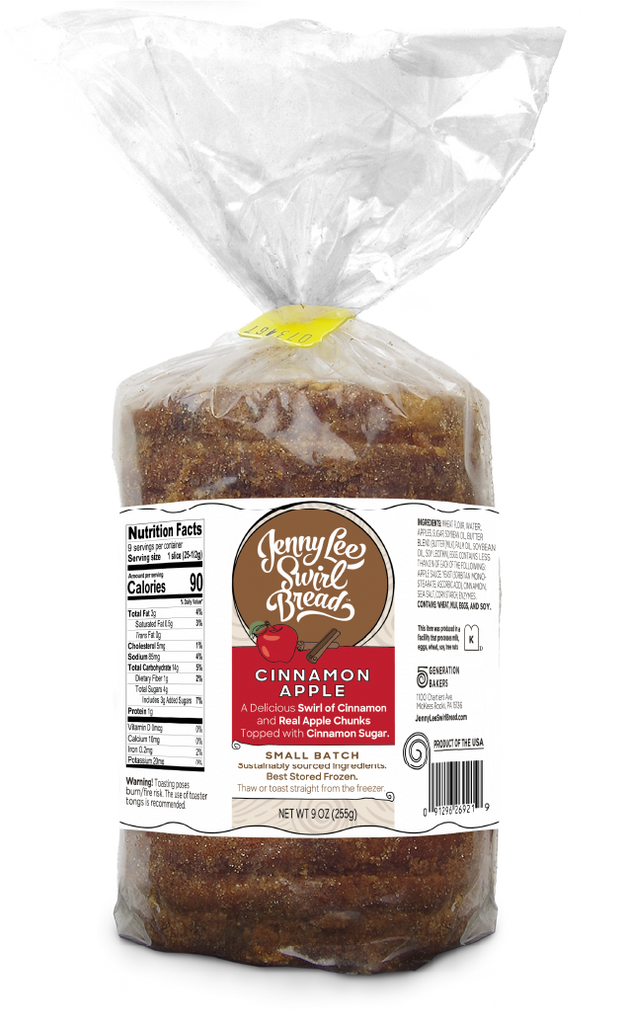 Cinnamon Apple Jenny Lee Swirl Bread